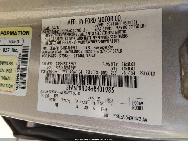 Ford Fusion Se