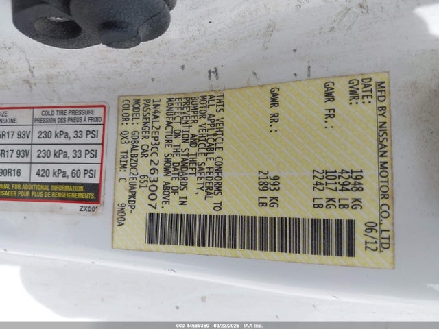 Nissan Altima 2.5 S