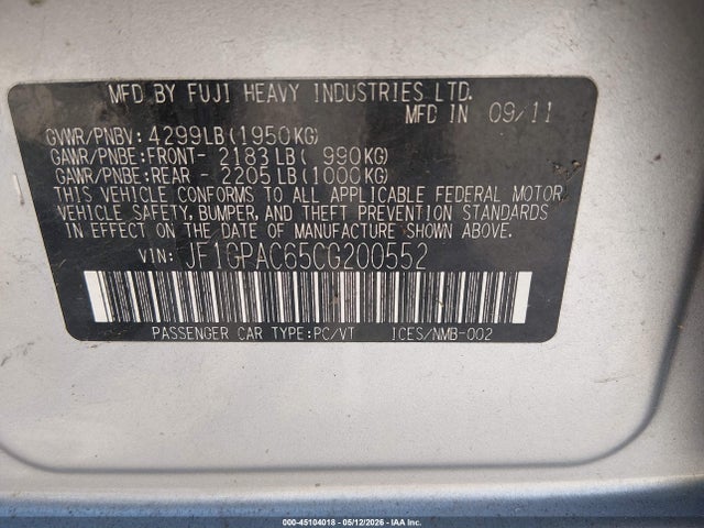Subaru Impreza 2.0i Premium