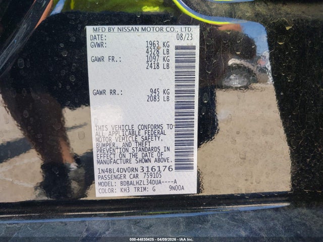 Nissan Altima Sv Fwd