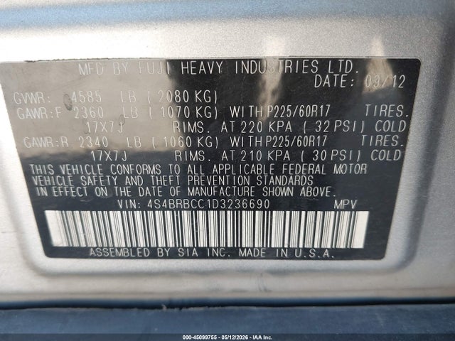 Subaru Outback 2.5i Premium