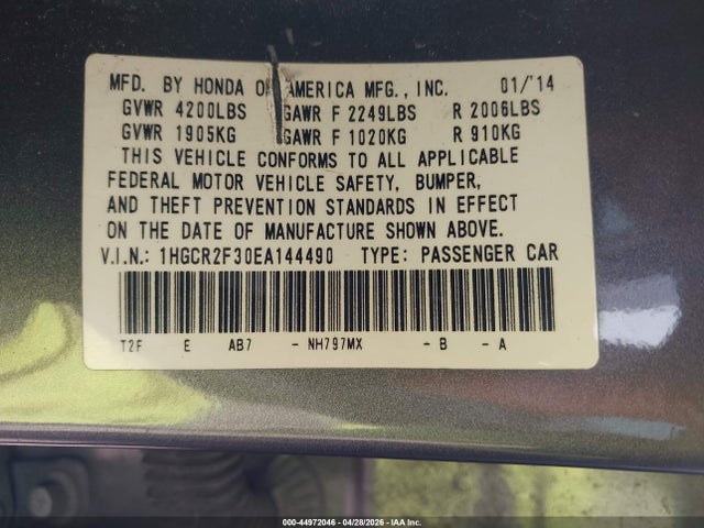 Honda Accord Lx