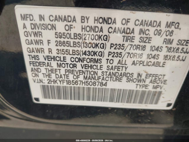 Honda Pilot Ex-l