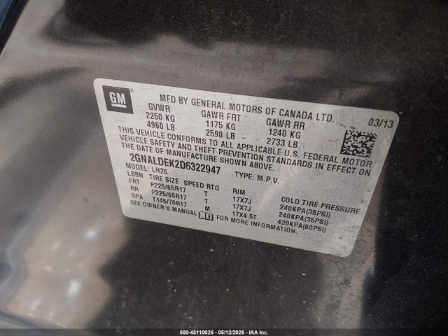 Chevrolet Equinox 1lt