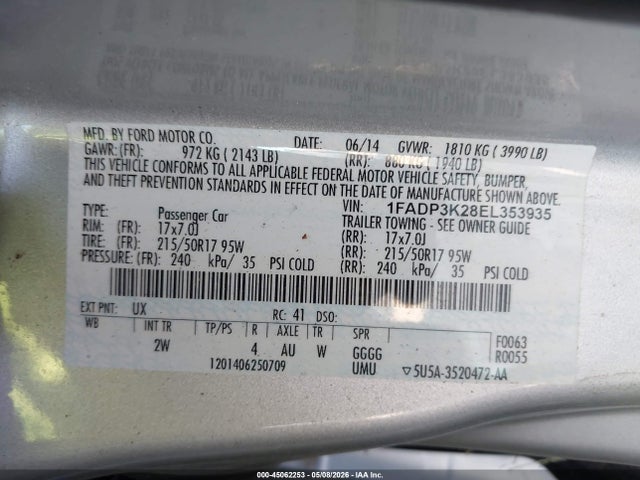 Ford Focus Se