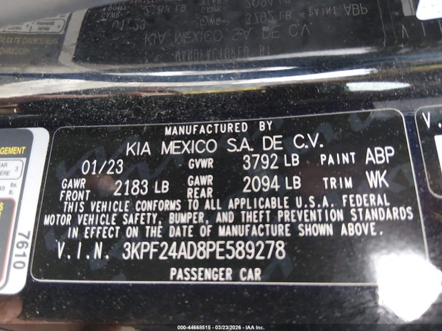 Kia Forte Lxs