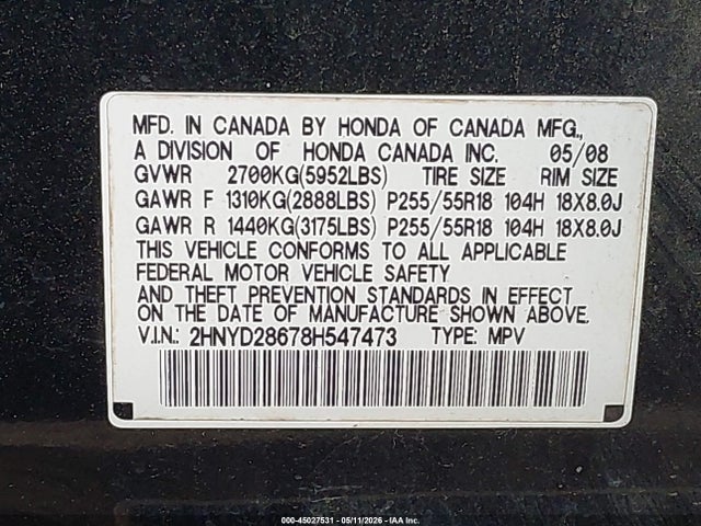 Acura MDX Technology Package