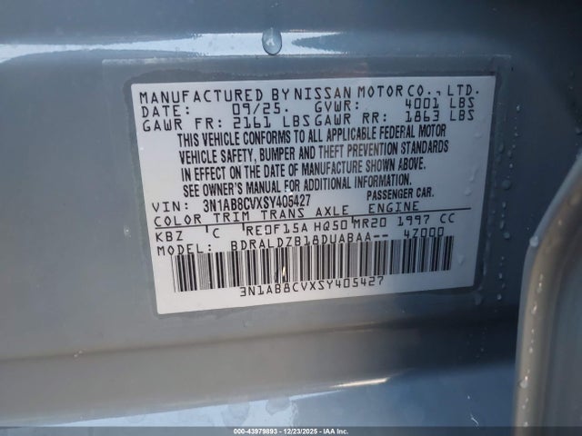 Nissan Sentra Sv