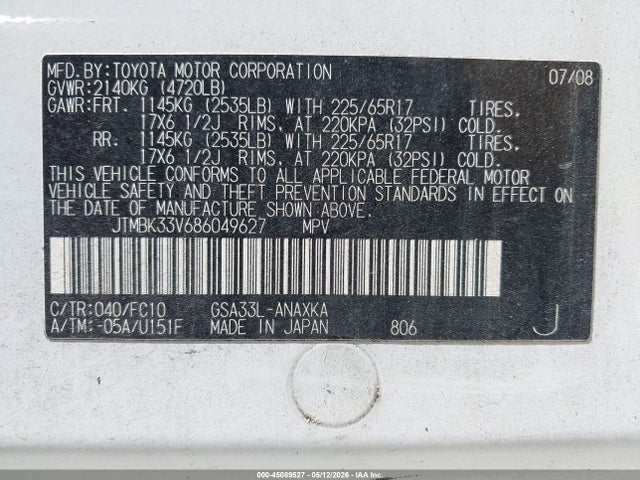 Toyota RAV4 Base V6
