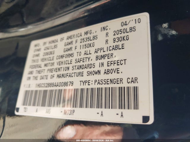 Honda Accord 3.5 Ex-l