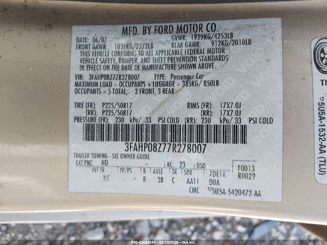 Ford Fusion Sel