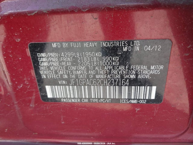 Subaru Impreza 2.0i Premium