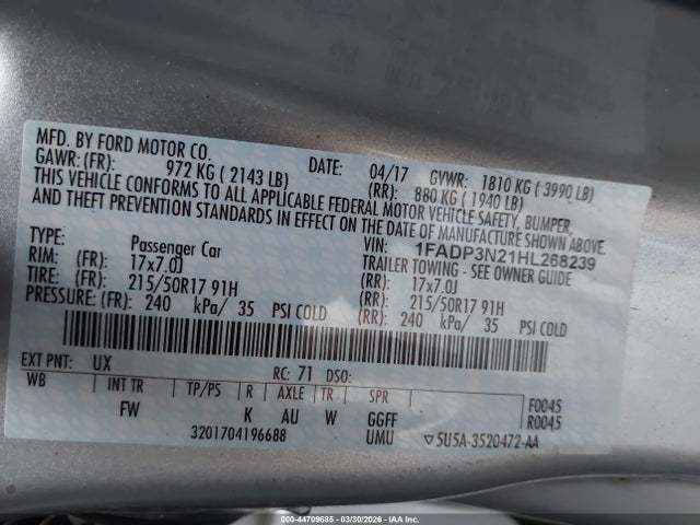 Ford Focus Titanium