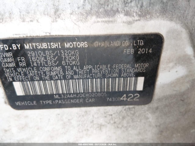 Mitsubishi Mirage Es