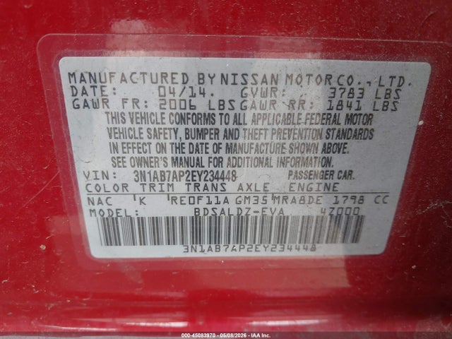 Nissan Sentra Sv