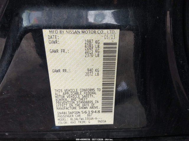 Nissan Altima 3.5 Sv