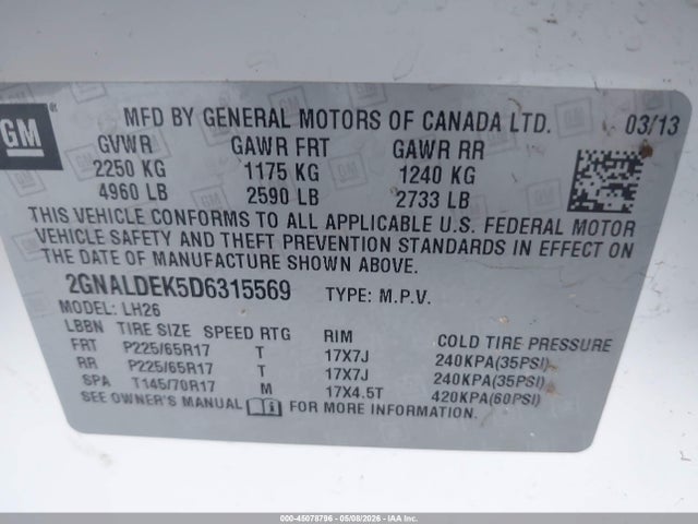 Chevrolet Equinox 1lt