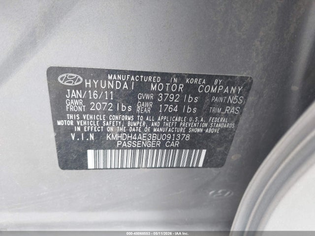 Hyundai ELANTRA Gls (ulsan Plant)