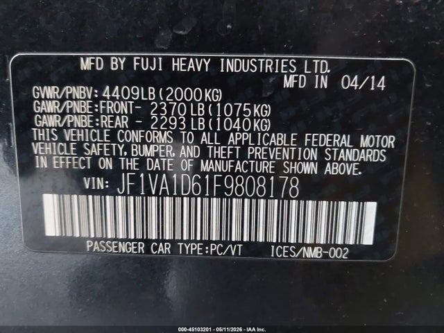 Subaru WRX Premium