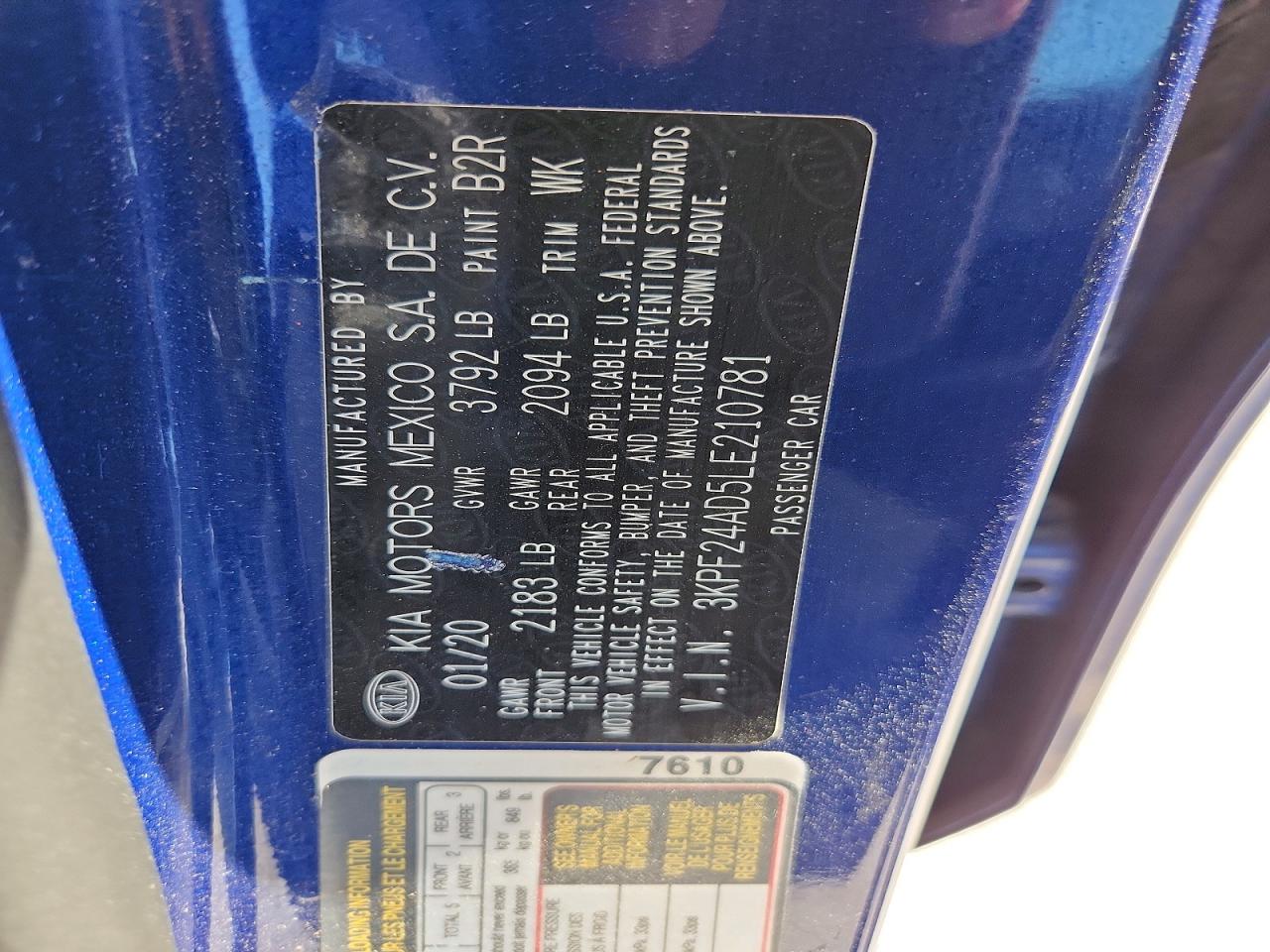 Kia Forte Lxs