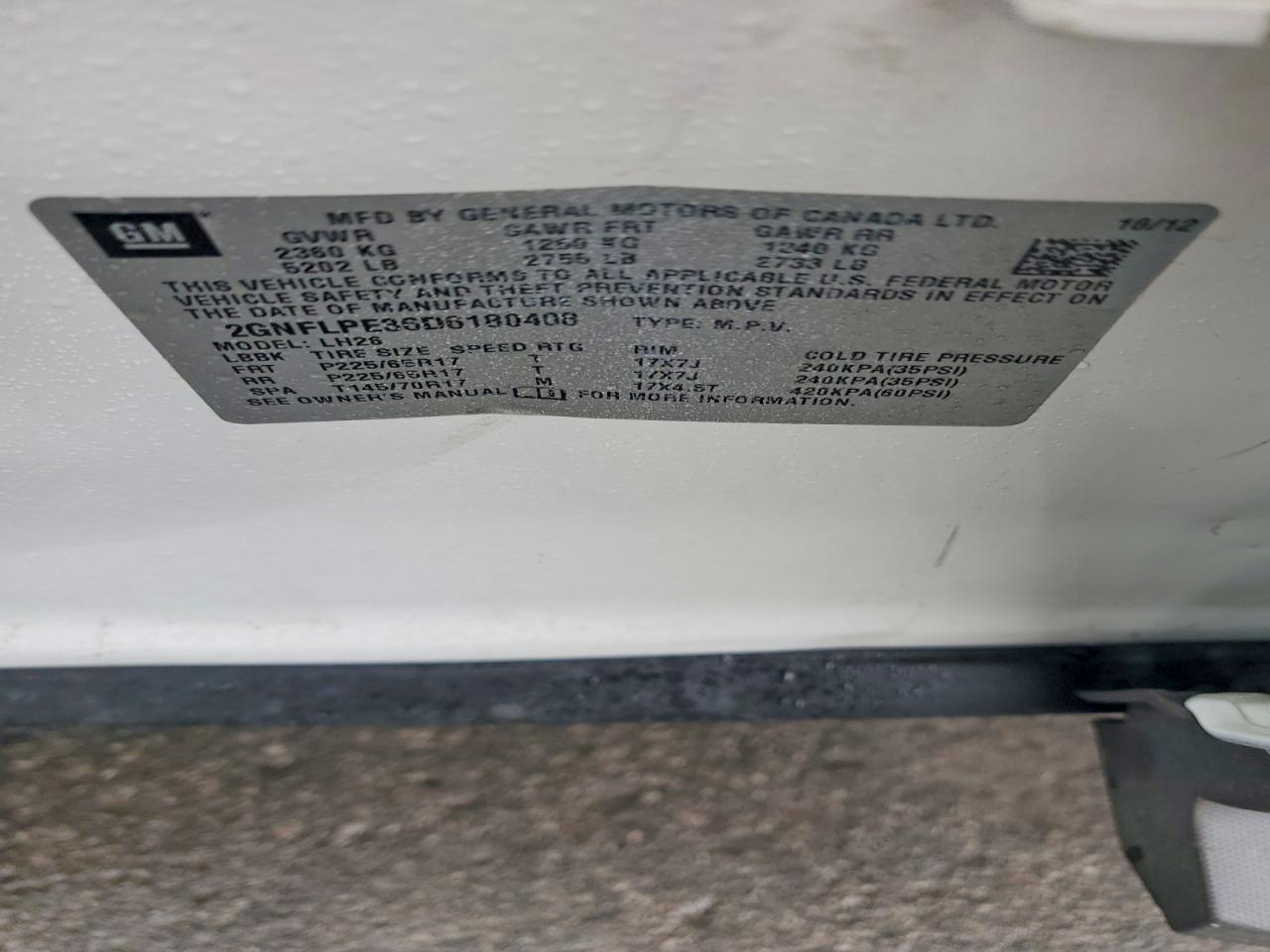 Chevrolet Equinox Lt