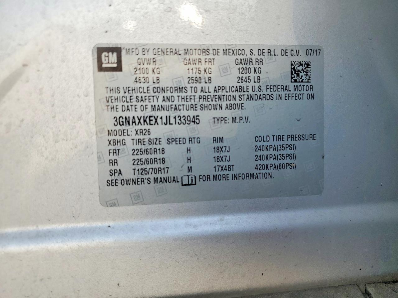 Chevrolet Equinox Lt