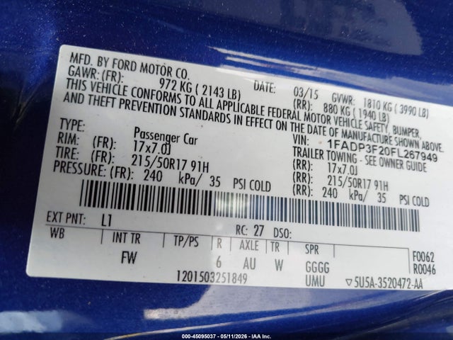 Ford Focus Se