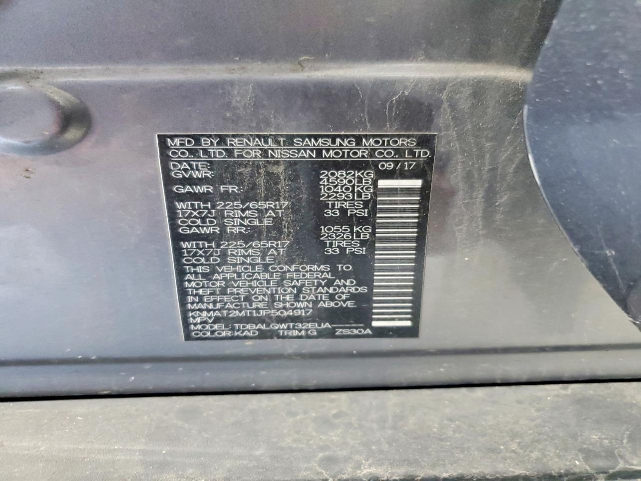 Nissan Rogue Sv