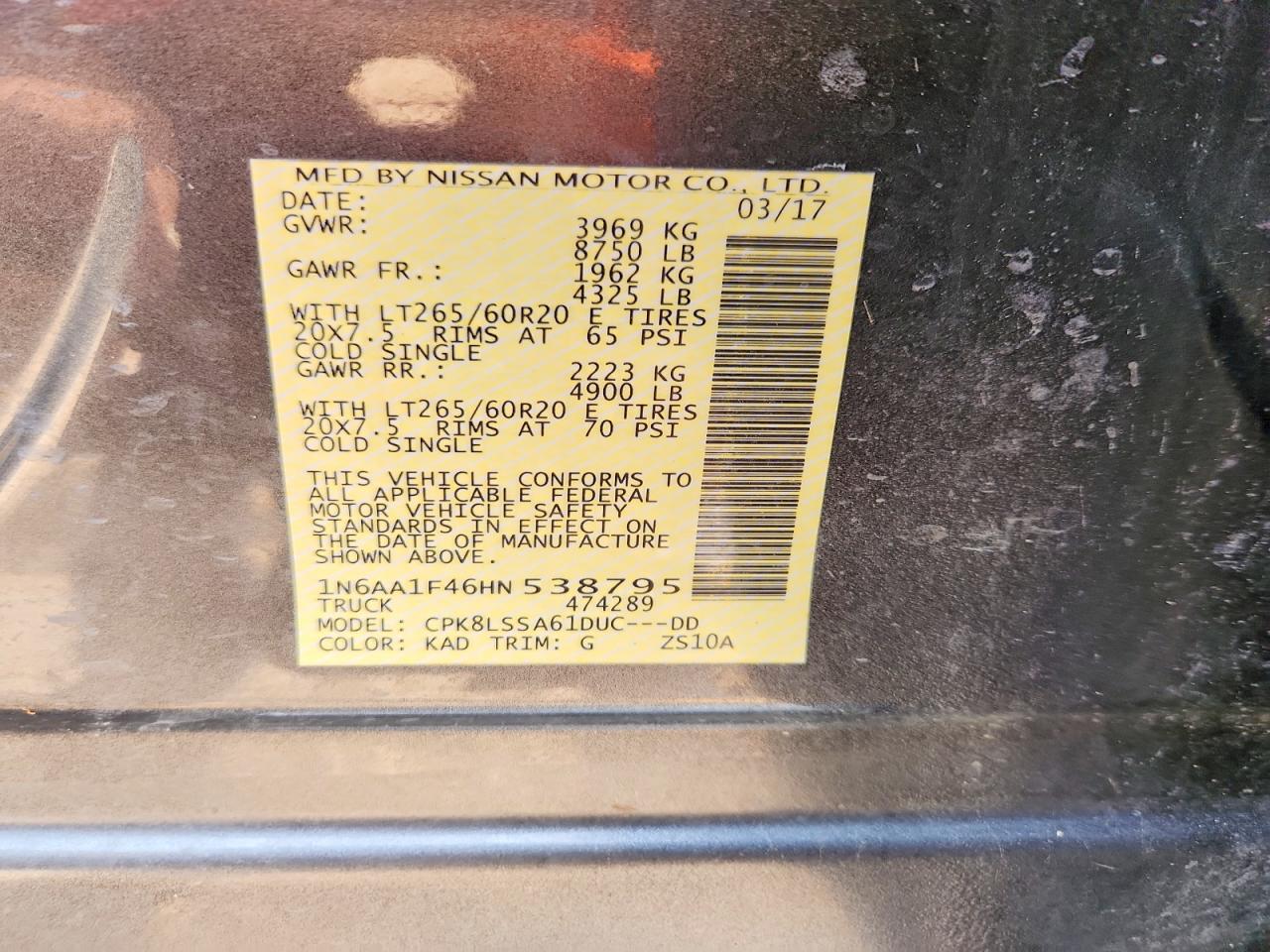 Nissan Titan Sv