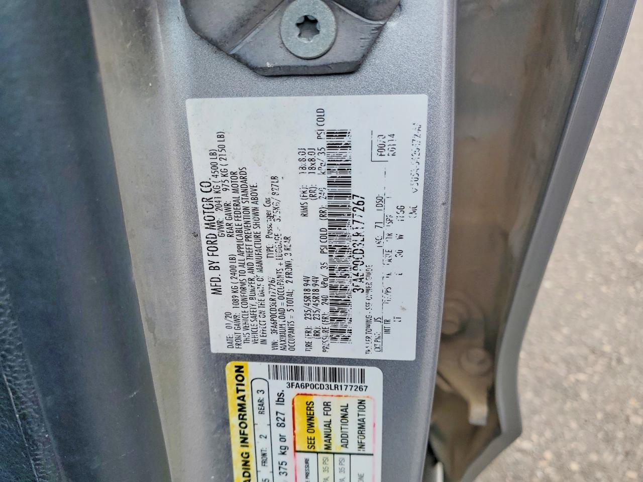 Ford Fusion Sel