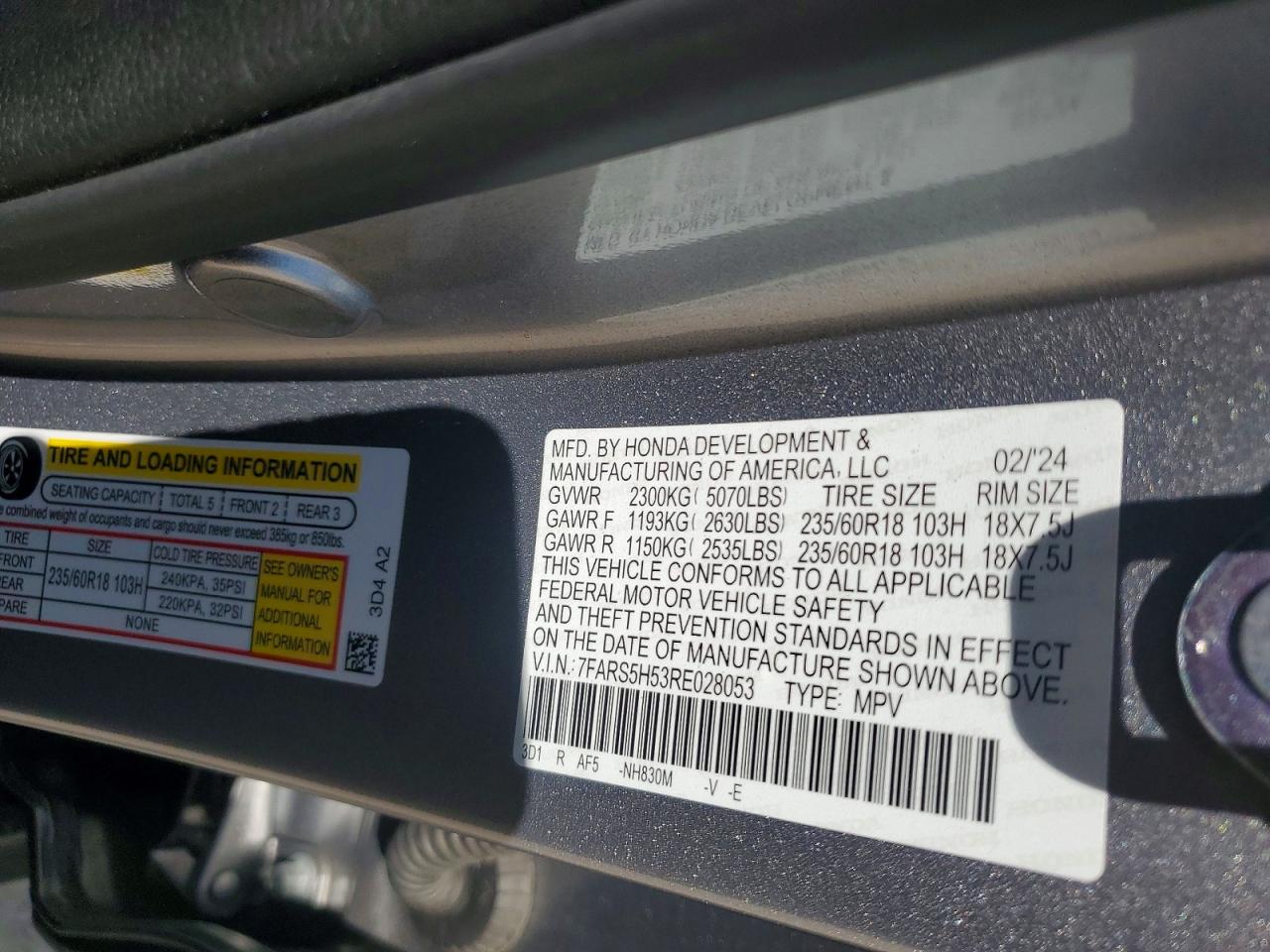 Honda Crv Sport