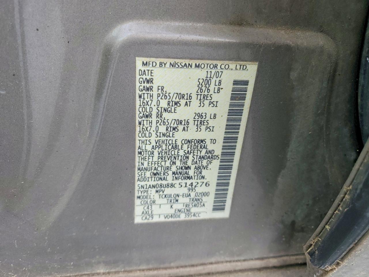 Nissan Xterra X