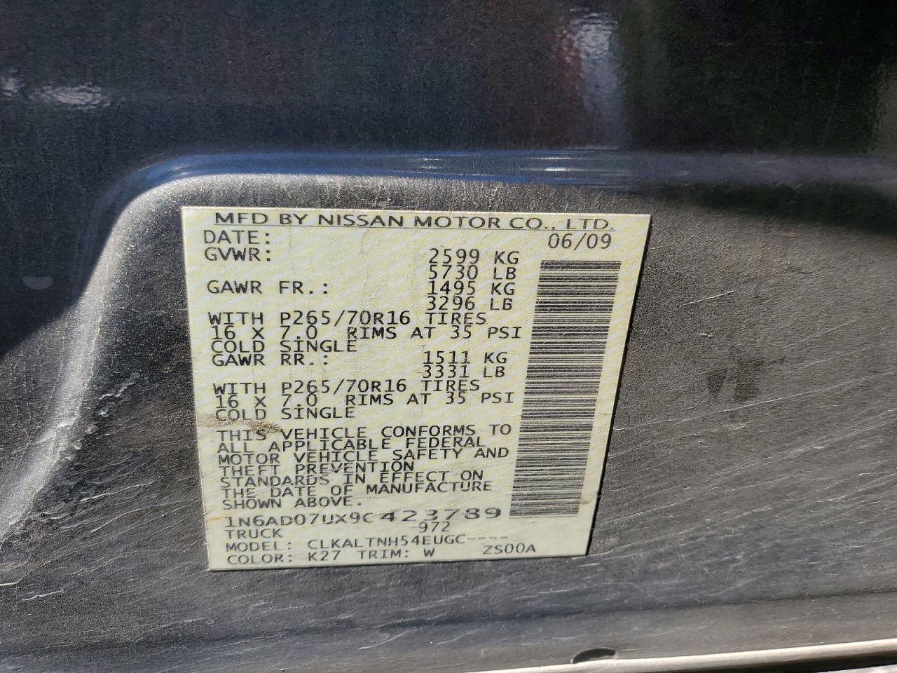 Nissan Frontier Se V6
