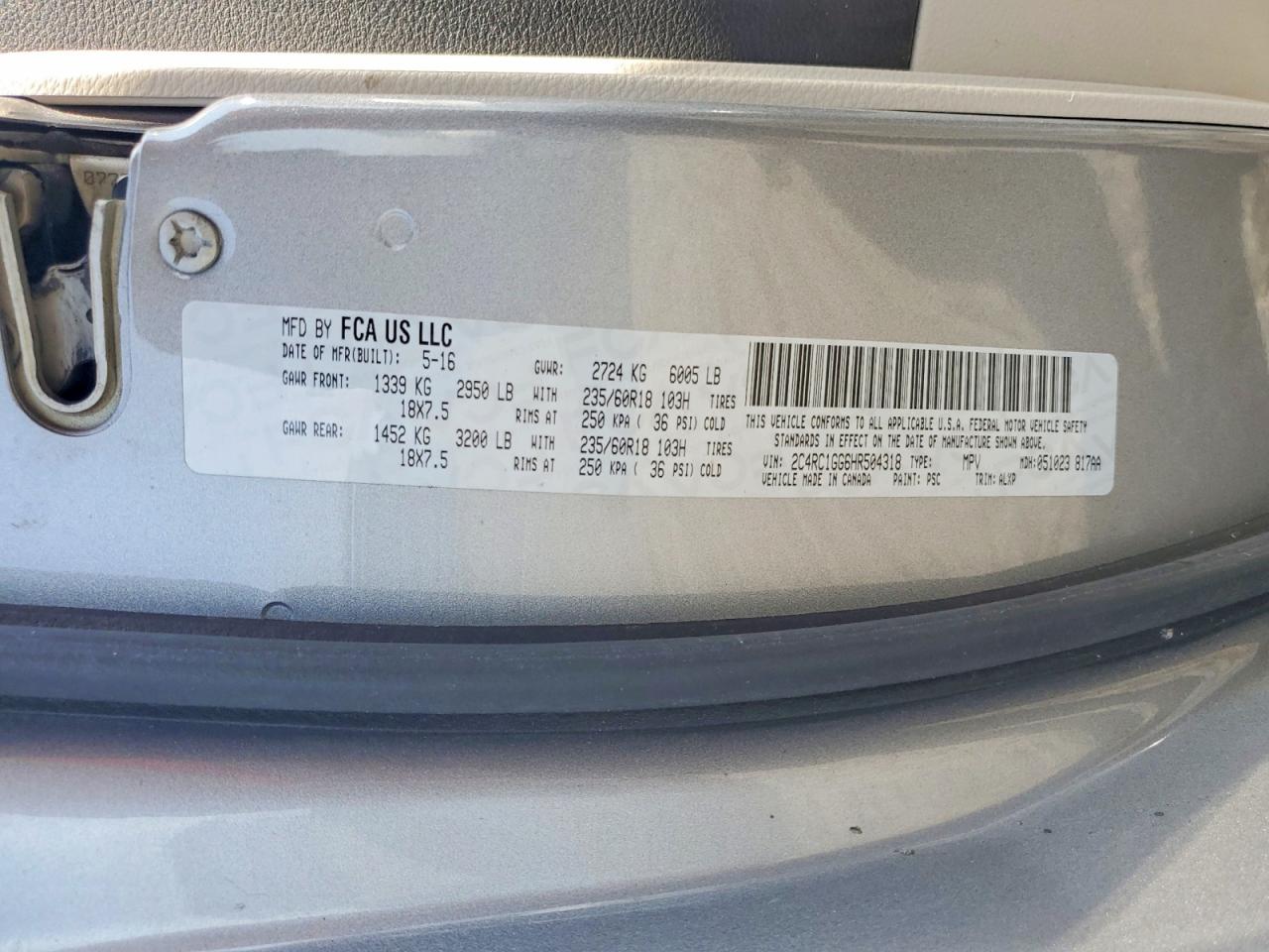 Chrysler Pacifica Limited