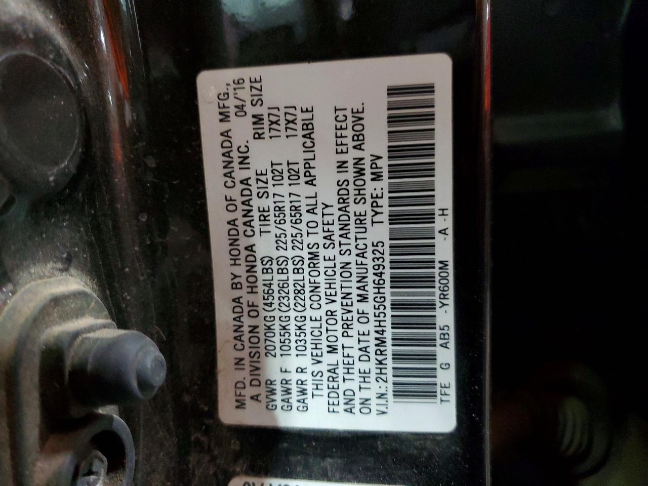 Honda Crv Ex