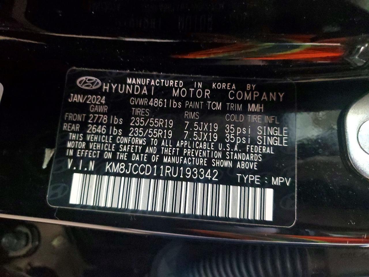 Hyundai TUCSON Sel Convenience