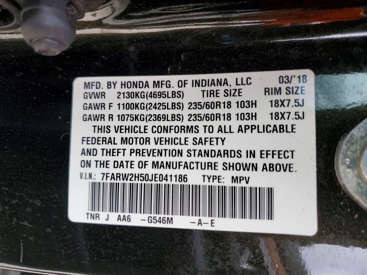 Honda Crv Ex