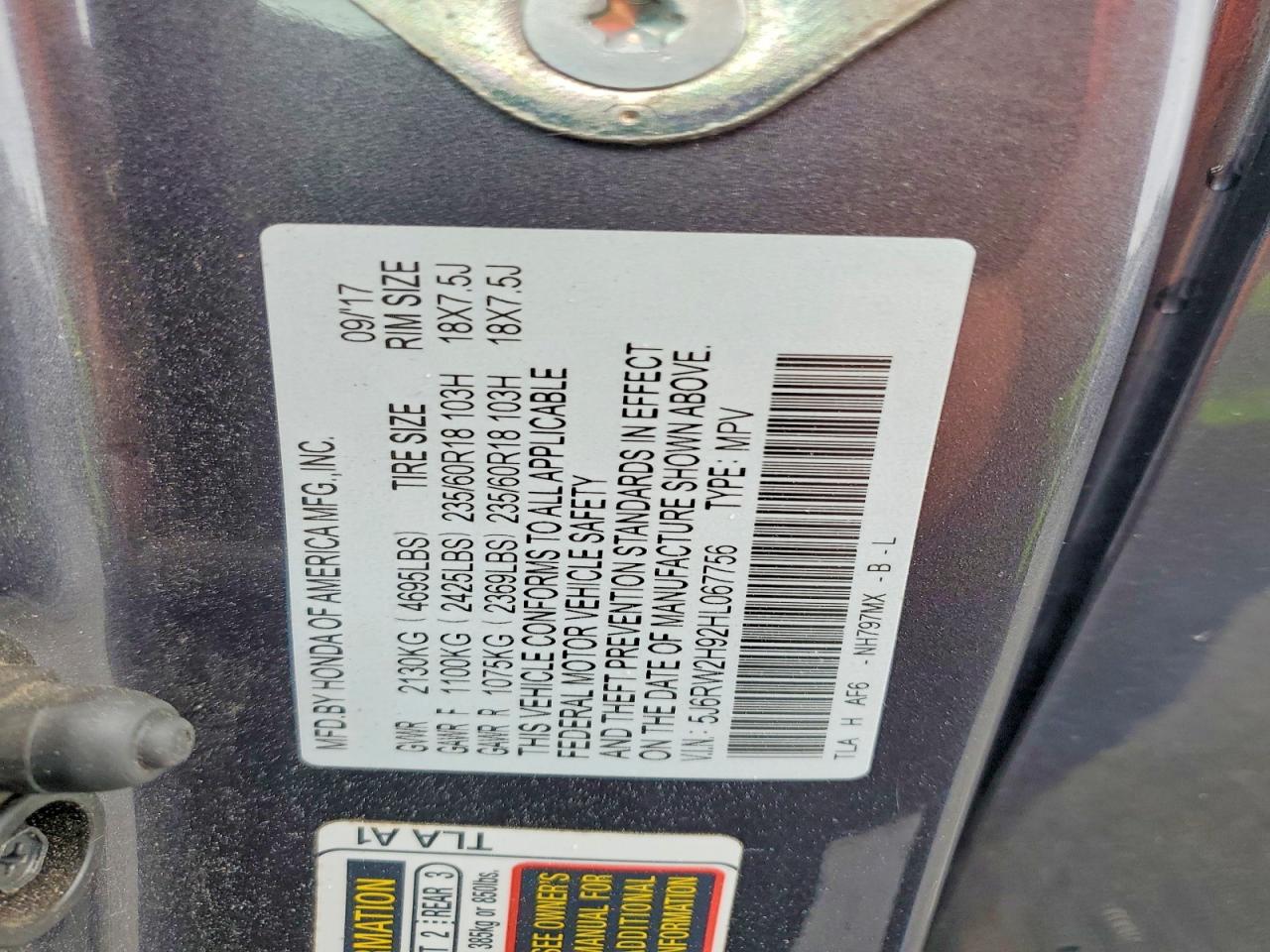 Honda Crv Touring
