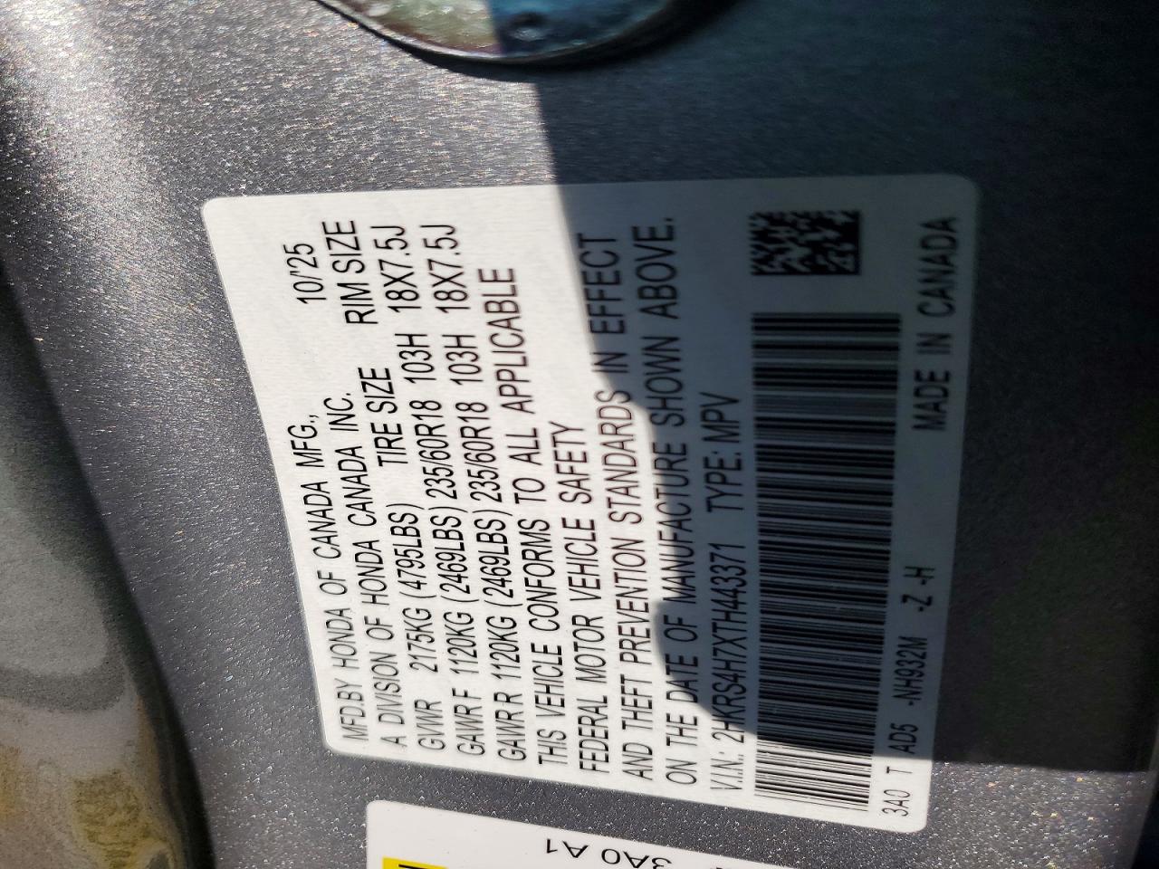 Honda Crv Exl