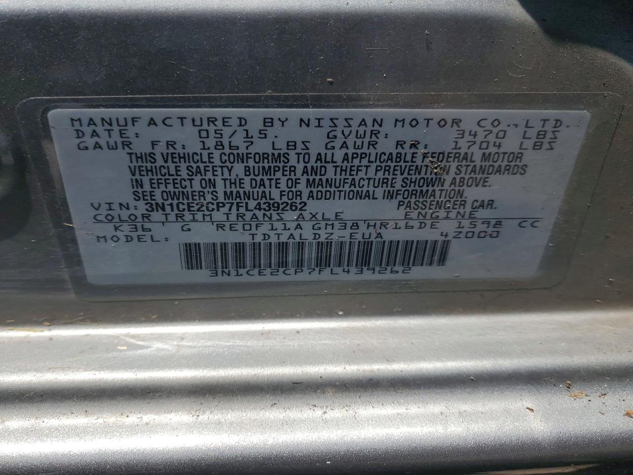 Nissan Versa Sv