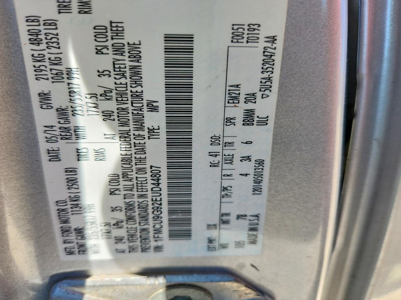 Ford Escape Se