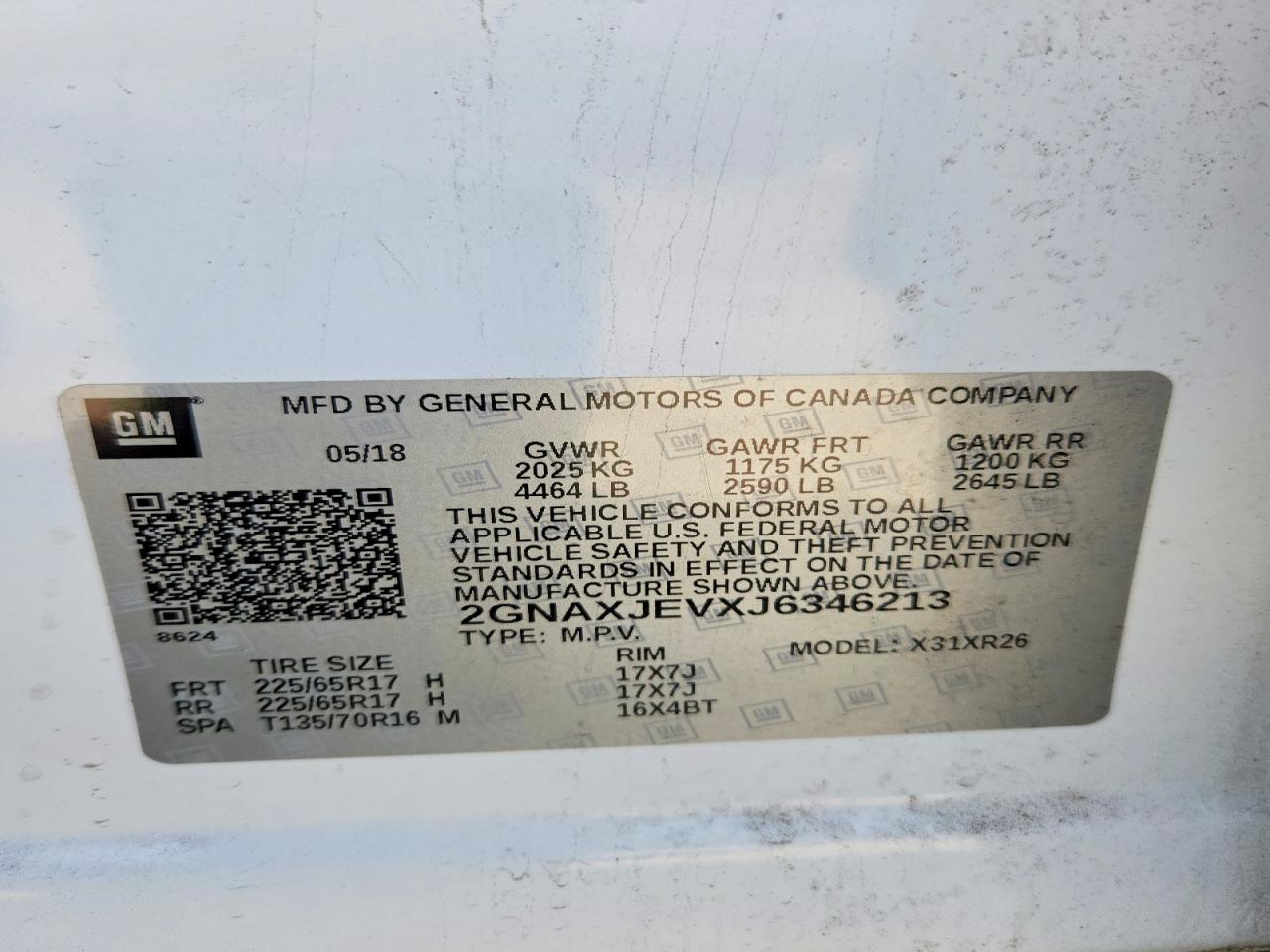 Chevrolet Equinox Lt