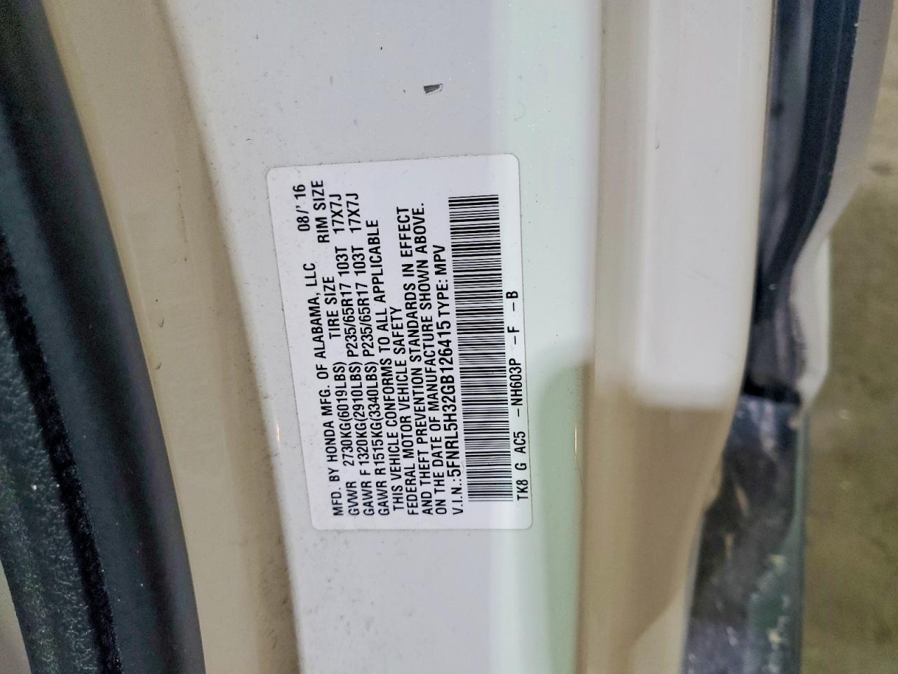 Honda Odyssey Se