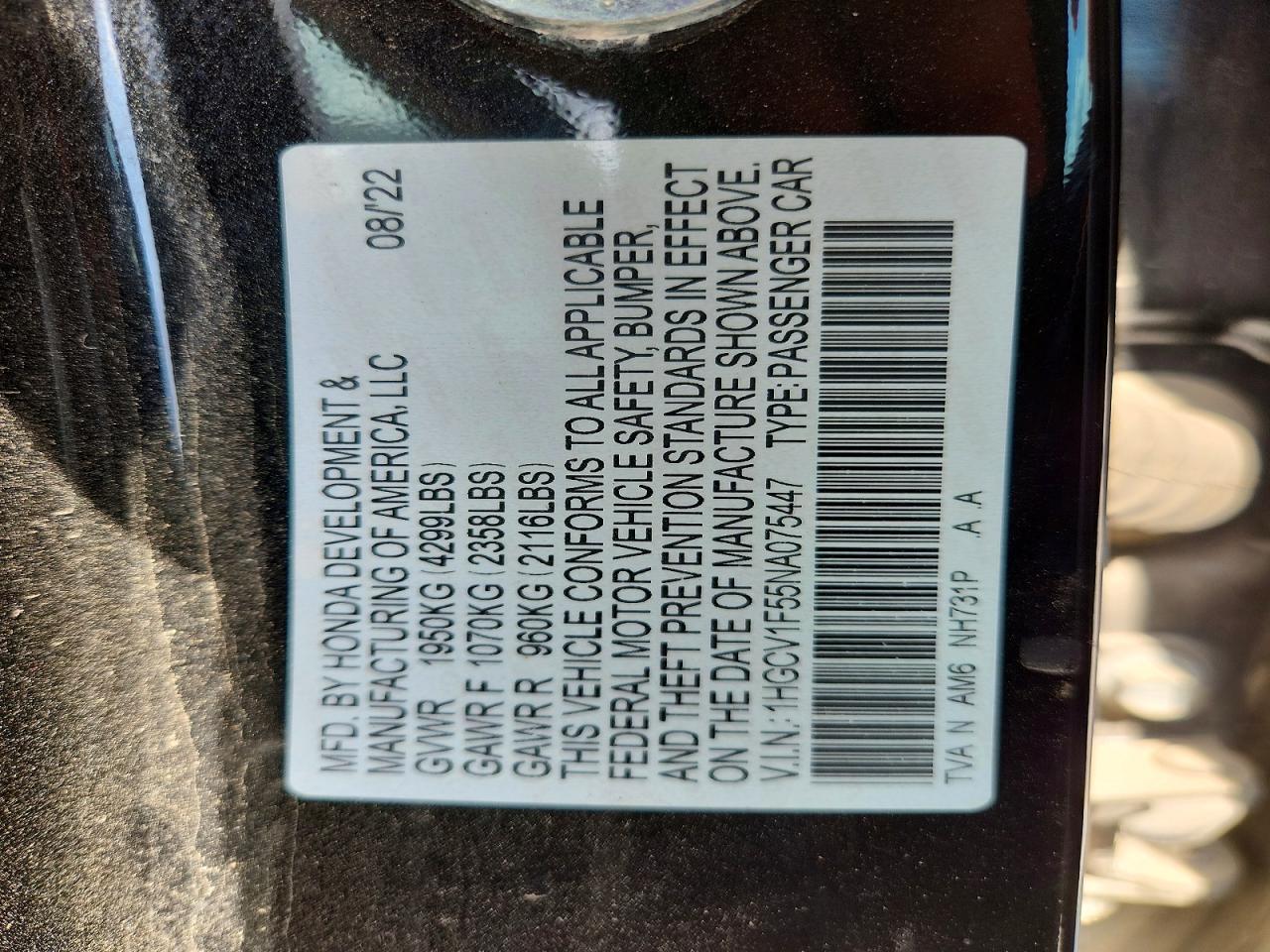 Honda Accord Exl