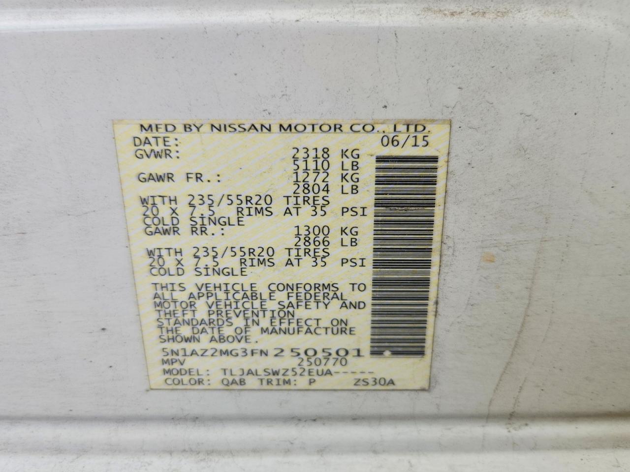 Nissan Murano Platinum