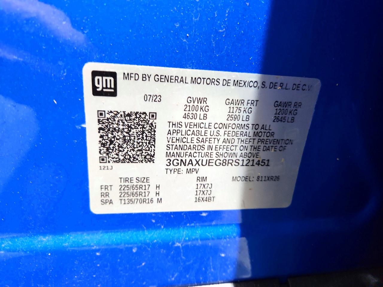 Chevrolet Equinox Lt