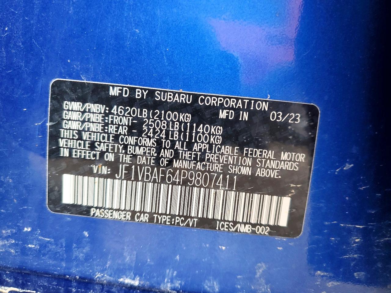Subaru WRX Premium