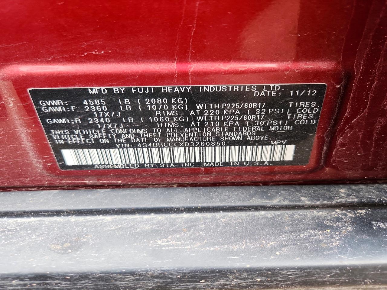 Subaru Outback 2.5i Premium
