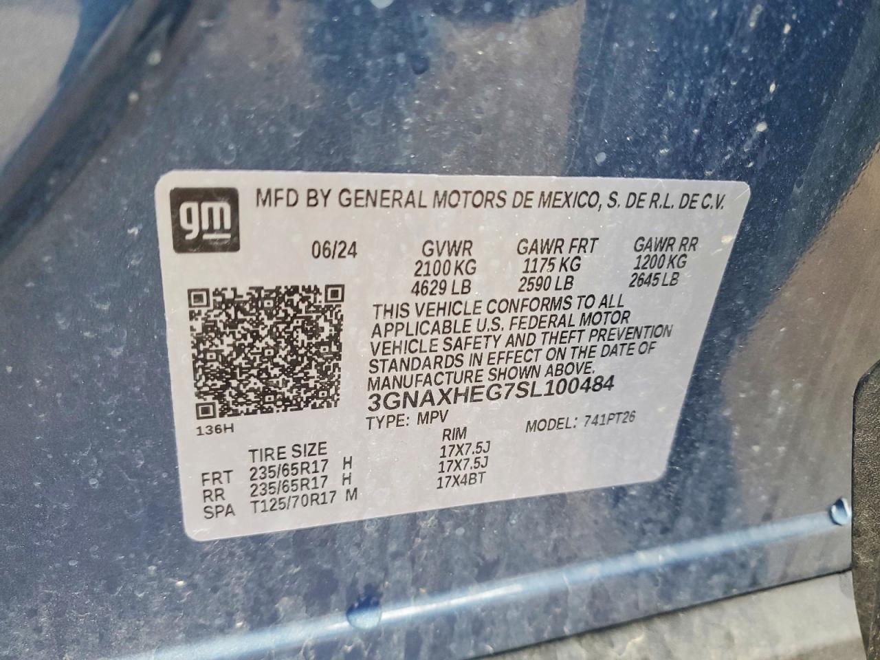 Chevrolet Equinox Lt