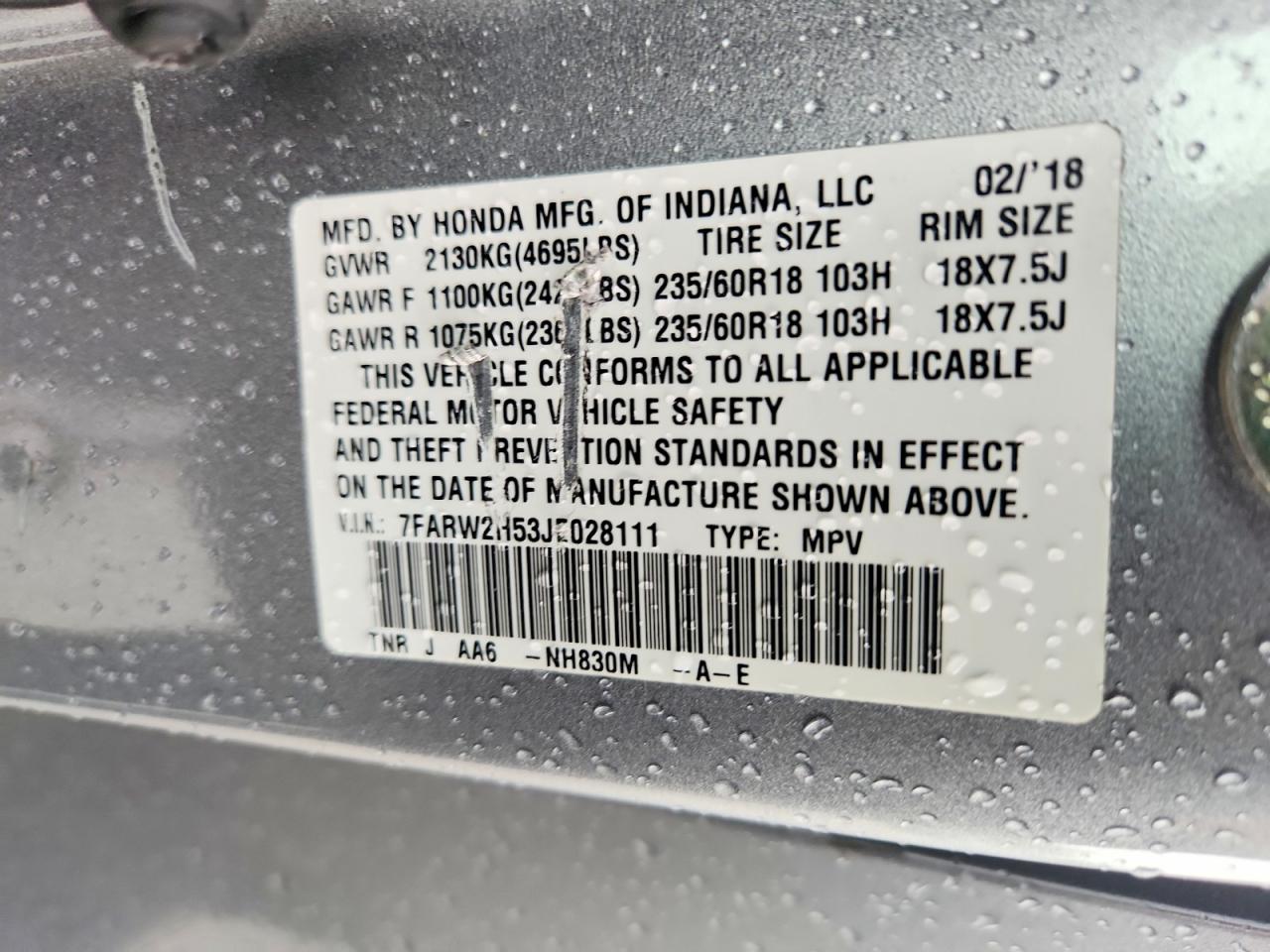 Honda Crv Ex